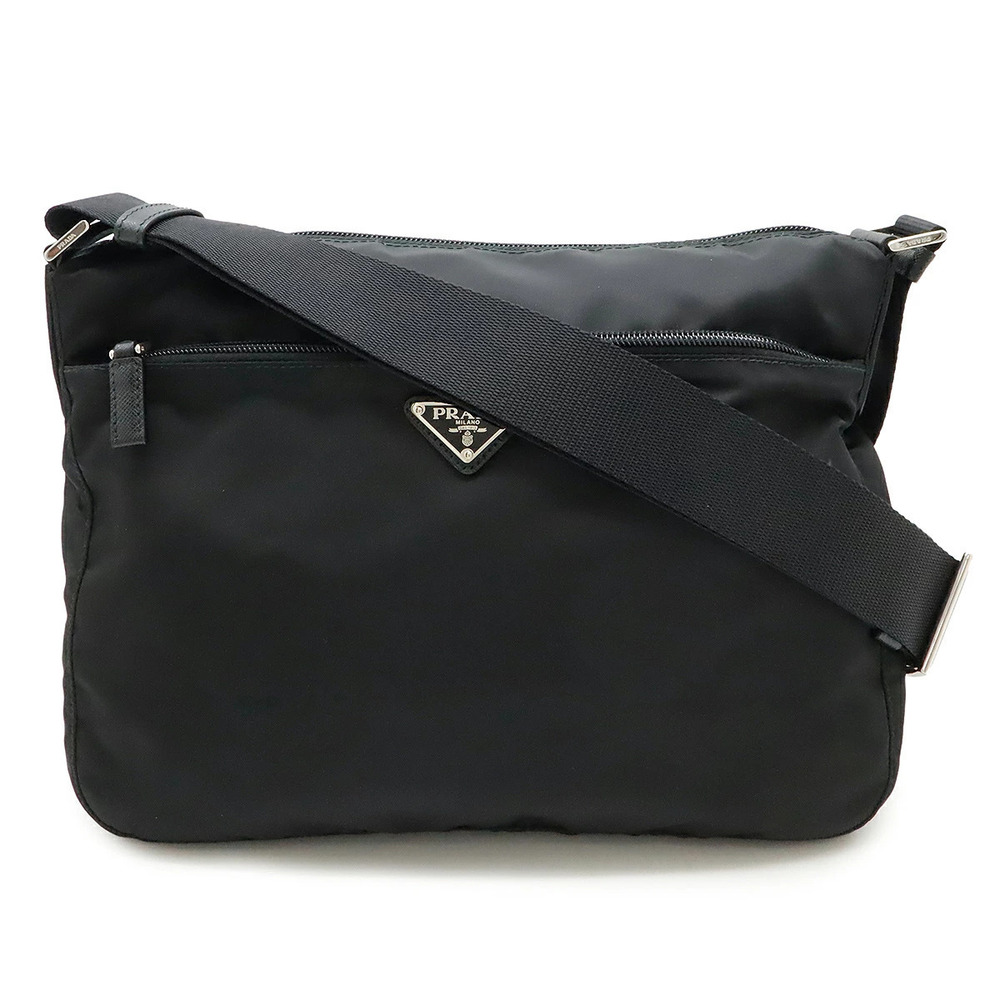 Prada Messenger Crossbody Leather NERO Black